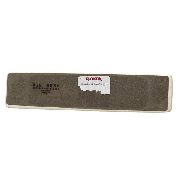 Rae Dunn BLESSED Ceramic Desk Nameplate Sign Paperweight Office Decor Gift - Picture 5 of 7